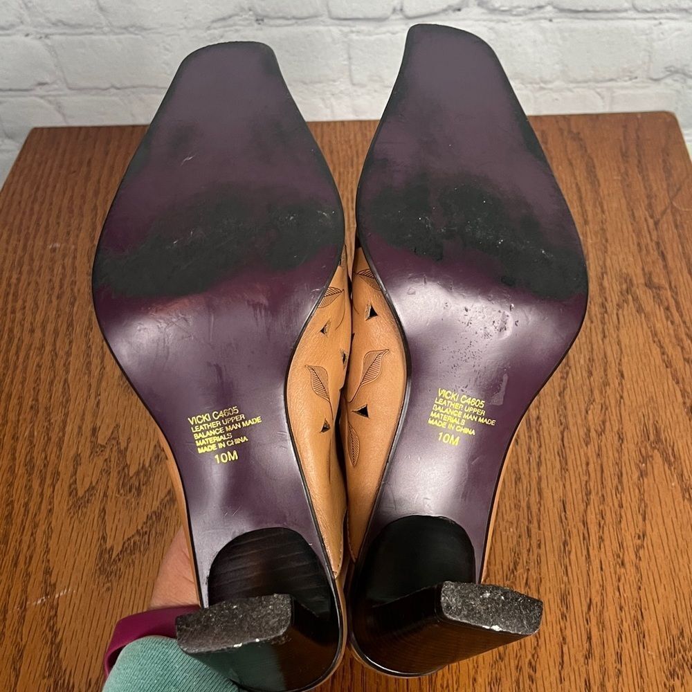 MIA - Vicki C4605 designer genuine leather mules size 10 - Picture 6 of 7